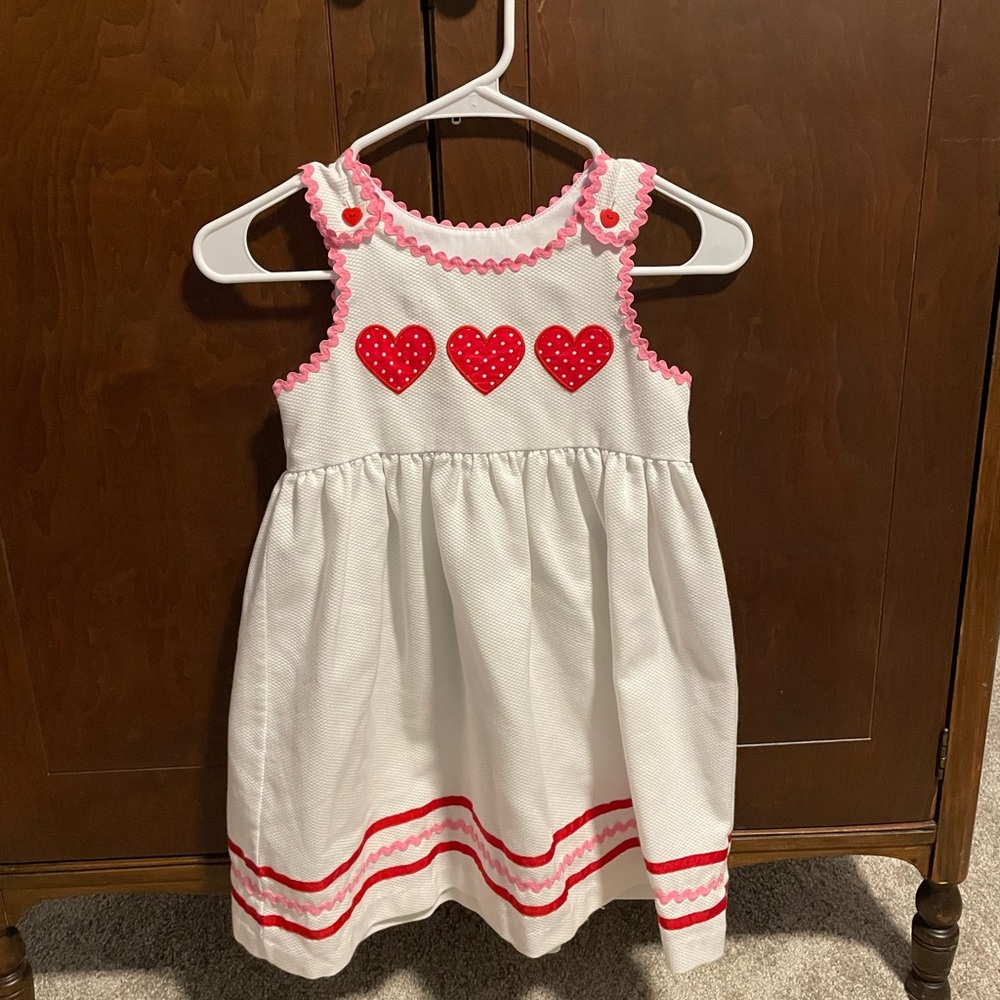 Girls heart dress